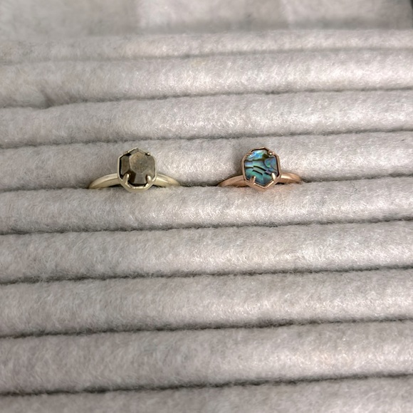 *2* Kendra Scott size 7 stone rings - Picture 1 of 4